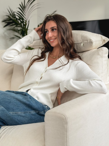 Gilet Lucciana - Blanc Gilet Lucciana - Blanc