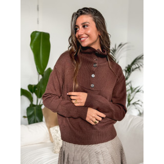 Pull Arles - Marron