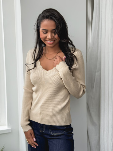 Pull Naëllie - Beige