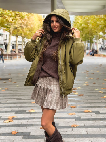 Jupe Rosella - Beige/Chocolat Jupe Rosella - Beige/Chocolat