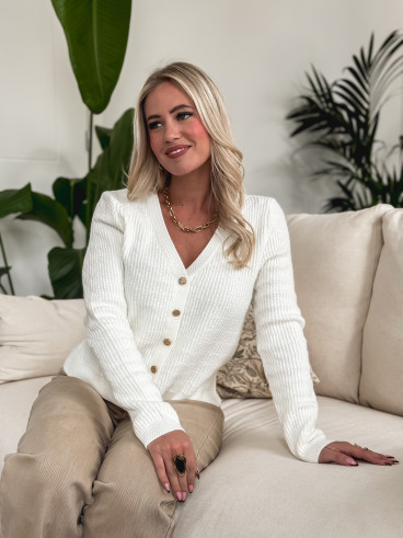 Gilet Mélusinde - Blanc