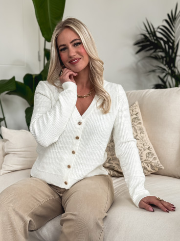 Gilet Mélusinde - Blanc Gilet Mélusinde - Blanc