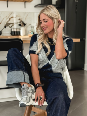 Jeans Zoria - Bleu foncé Jeans Zoria - Bleu foncé