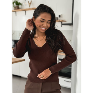 Pull Naëllie - Chocolat