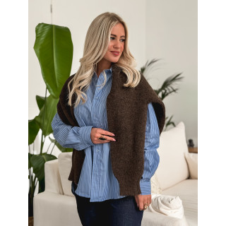 Chemise lignée Marzya - Bleu