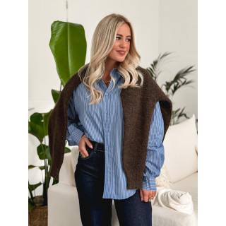 Chemise lignée Marzya - Bleu