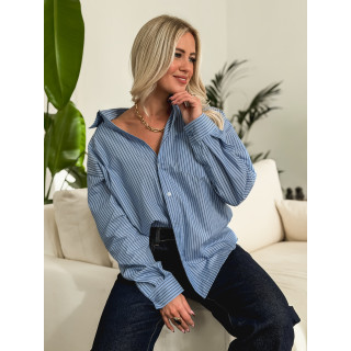 Chemise lignée Marzya - Bleu