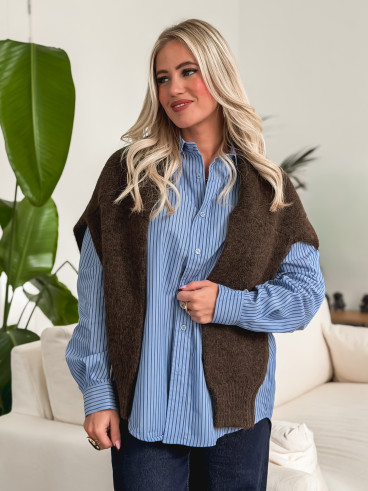 Pull Azélia - Chocolat Pull Azélia - Chocolat