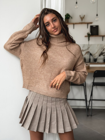 Pull col roulé Karu - Beige Pull col roulé Karu - Beige