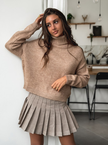 Pull col roulé Karu - Beige Pull col roulé Karu - Beige