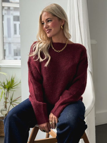 Pull Lonella - Bordeaux