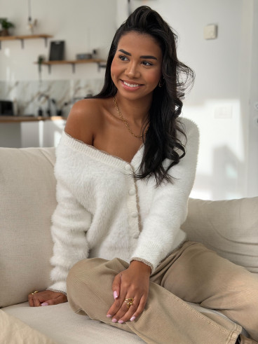 Gilet Nayara - Blanc Gilet Nayara - Blanc