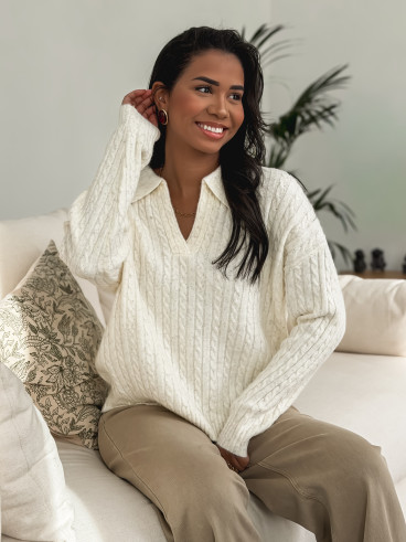 Pull Kaia - Crème