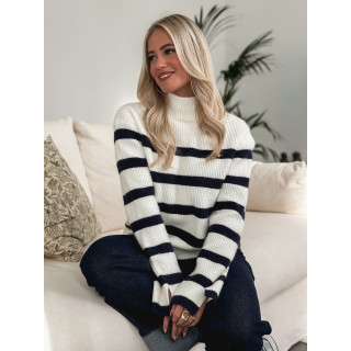 Pull ligné Altéa - Blanc