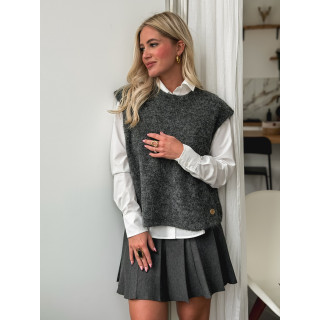 Pull sans manches Amalya - Gris