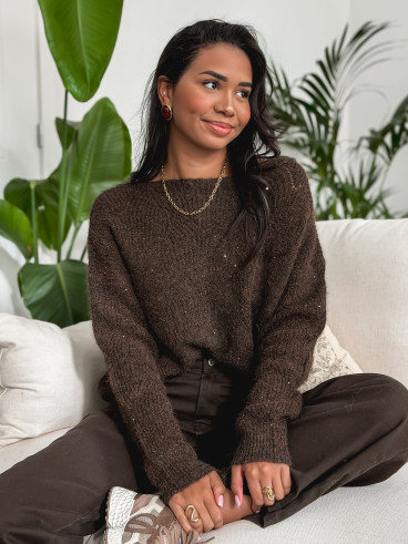Pull Lonella - Chocolat Pull Lonella - Chocolat