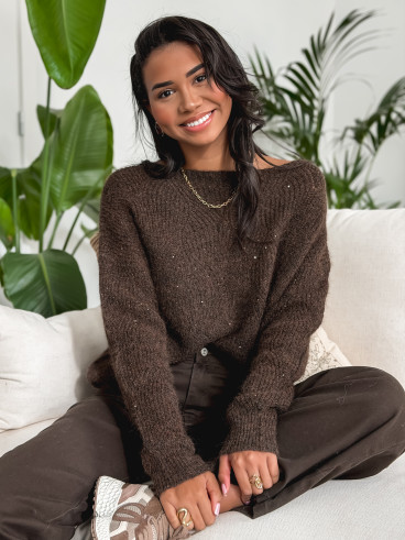 Pull Lonella - Chocolat Pull Lonella - Chocolat