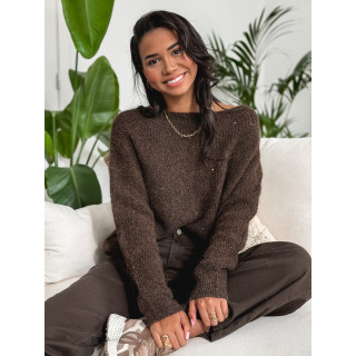 Pull Lonella - Chocolat