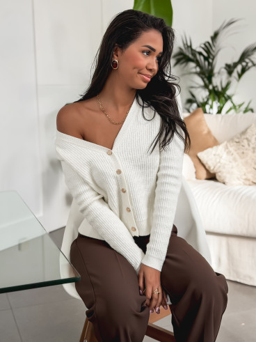 Gilet Mélusinde - Ecru