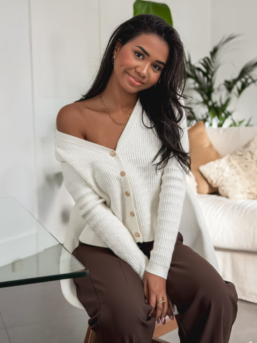 Gilet Mélusinde - Ecru