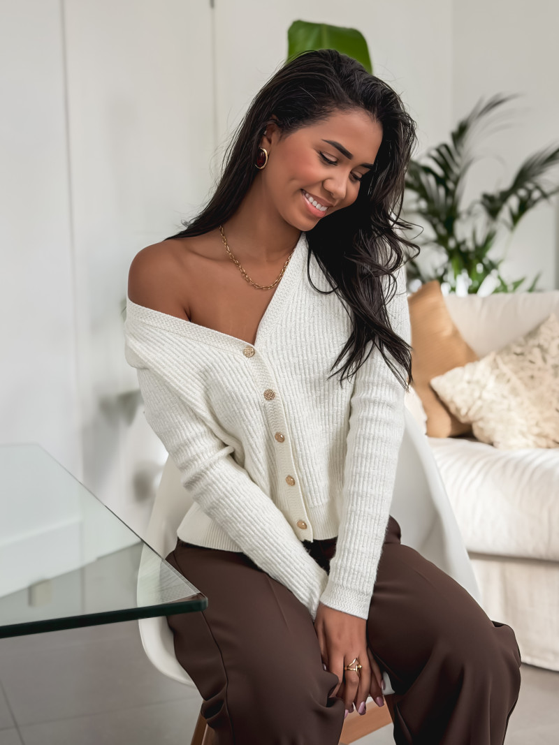 Gilet Mélusinde - Ecru