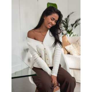 Gilet Mélusinde - Ecru