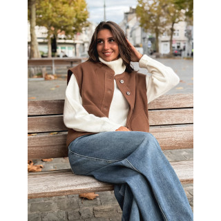 Gilet sans manches Runa - Chocolat