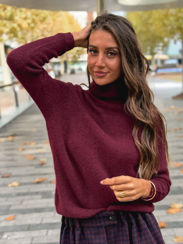 Pull Rosy - Bordeaux