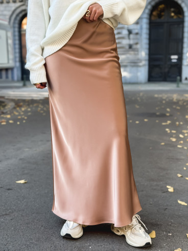 Jupe longue Vaïana - Moka Jupe longue Vaïana - Moka