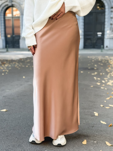 Jupe longue Vaïana - Moka Jupe longue Vaïana - Moka