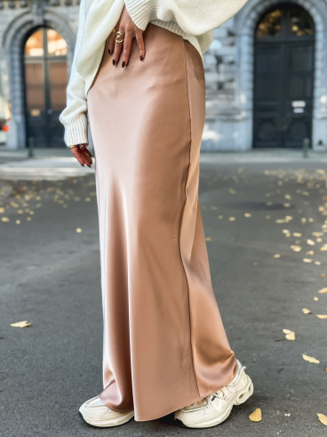 Jupe longue Vaïana - Moka