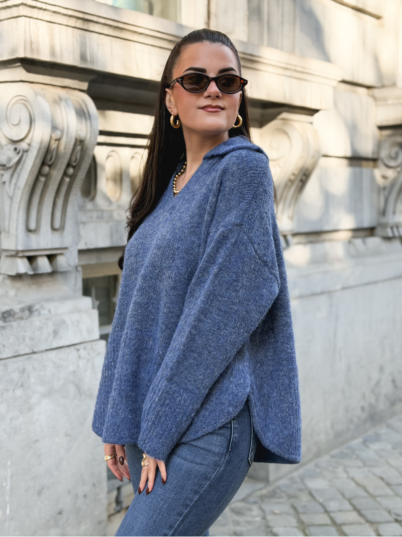 Pull Nolia - Bleu indigo