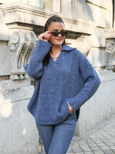 Pull Nolia - Bleu indigo