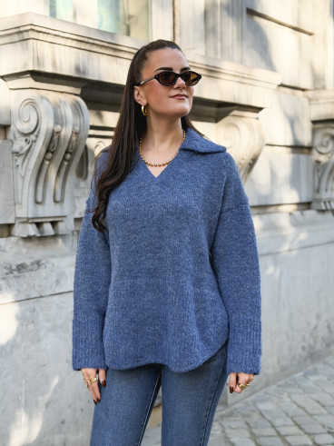 Pull Nolia - Bleu indigo