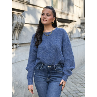 Pull Mariko - Bleu indigo
