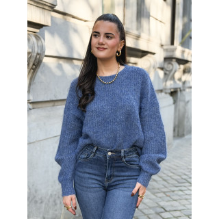 Pull Mariko - Bleu indigo