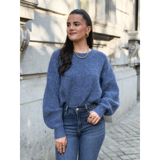 Pull Mariko - Bleu indigo