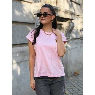 T-shirt Dina - Rose/Doré