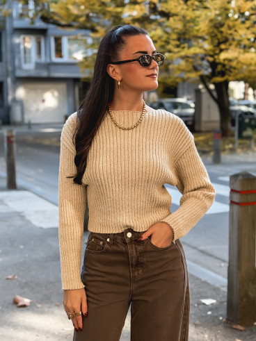 Pull Louvia - Beige
