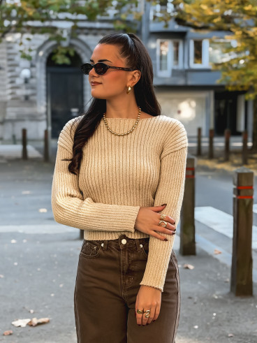 Pull Louvia - Beige