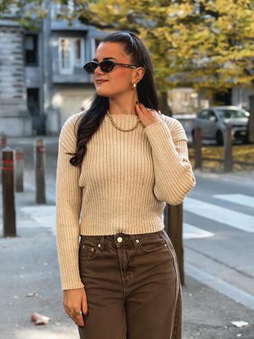 Pull Louvia - Beige