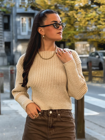 Pull Louvia - Beige