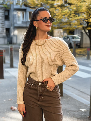 Pull Louvia - Beige