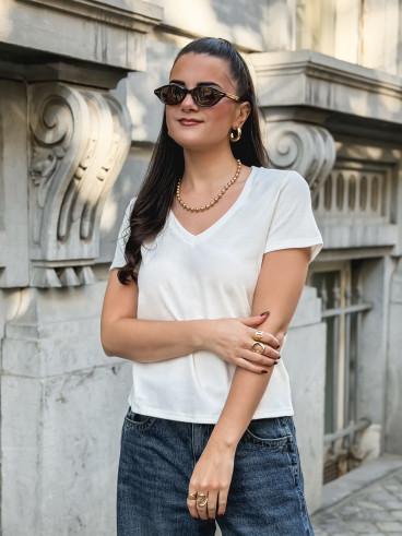 T-shirt Manuela - Blanc