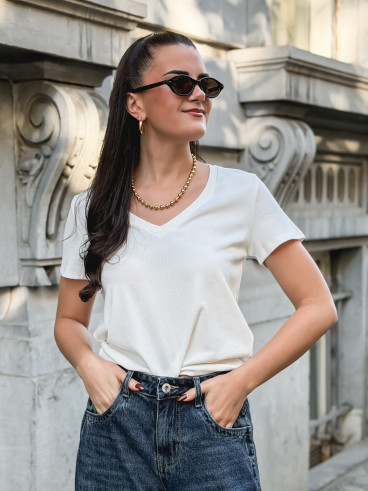 T-shirt Manuela - Blanc