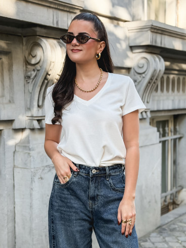 T-shirt Manuela - Blanc