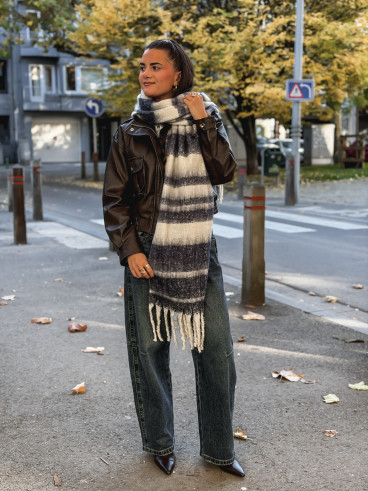 Echarpe Télia - Bleu marine