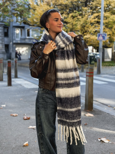 Echarpe Télia - Bleu marine