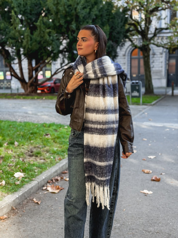 Echarpe Télia - Bleu marine