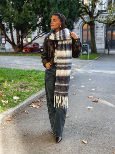 Echarpe Télia - Bleu marine